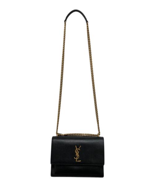 Saint Laurent Paris（サンローランパリ）Saint Laurent Paris (サンローランパリ) サンセットチェーンショルダーバッグ ブラックの古着・服飾アイテム