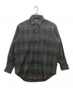 POLO RALPH LAURENポロ・ラルフローレン）の古着「ネルシャツ」｜グリーン