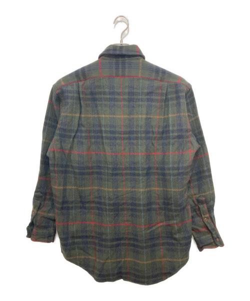POLO RALPH LAUREN（ポロ・ラルフローレン）POLO RALPH LAUREN (ポロ・ラルフローレン) ネルシャツ グリーン サイズ:Mの古着・服飾アイテム