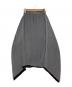 PLEATS PLEASE（プリーツプリーズ）の古着「プリーツヘムスカート」｜グレー