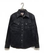 CUSHMANクッシュマン）の古着「11oz.DENIM WESTERN SHIRTS」｜ブラック