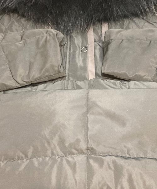 EmiriaWiz（エミリアウィズ）EmiriaWiz (エミリアウィズ) ベルト付きラクーンファーロングダウンコート ブラック サイズ:Sの古着・服飾アイテム