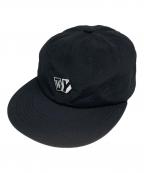 WASTED YOUTHウェイステッドユース）の古着「ロゴ刺繍キャップ」｜ブラック