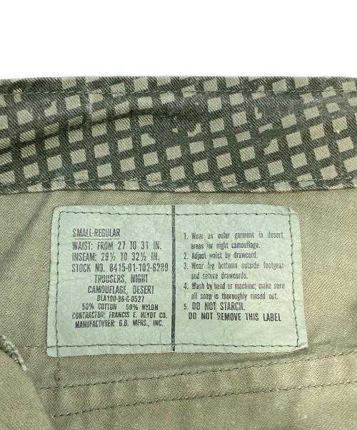 US ARMY（ユーエスアーミー）US ARMY (ユーエスアーミー) Night Camouflage Over Pants カーキ サイズ:SR（L相当）の古着・服飾アイテム