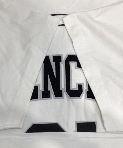 BALENCIAGA（バレンシアガ）BALENCIAGA (バレンシアガ) バスケットシリーズモックネックカットソー ホワイト サイズ:Lの古着・服飾アイテム