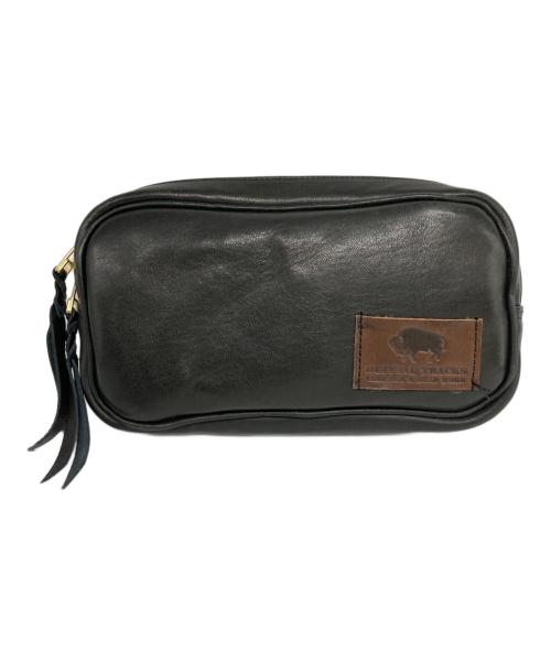 BUFFALO TRACKS（バッファロー トラックス）BUFFALO TRACKS (バッファロー トラックス) レザーワンショルダーバッグ ブラックの古着・服飾アイテム