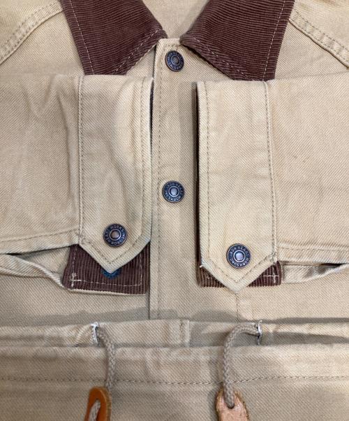 IRON HEART（アイアンハート）IRON HEART (アイアンハート) ダックカバーオール ベージュ サイズ:Mの古着・服飾アイテム