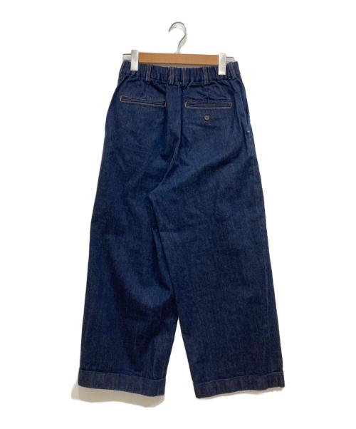 MARKAWARE（マーカウェア）MARKAWARE (マーカウェア) DENIM PLEATED WIDE TROUSERS インディゴ サイズ:Sの古着・服飾アイテム