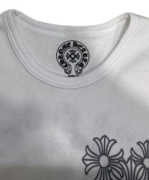 CHROME HEARTS（クロムハーツ）CHROME HEARTS (クロムハーツ) Thermal LS T Shirt ホワイト サイズ:XSの古着・服飾アイテム