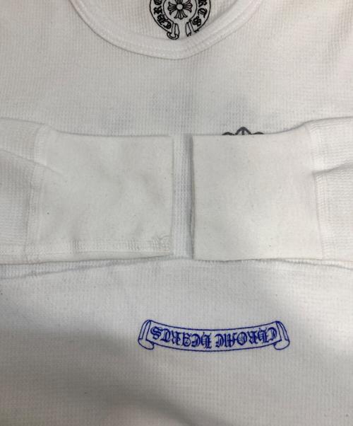 CHROME HEARTS（クロムハーツ）CHROME HEARTS (クロムハーツ) Thermal LS T Shirt ホワイト サイズ:XSの古着・服飾アイテム