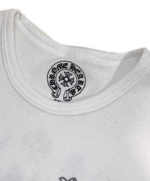 CHROME HEARTS（クロムハーツ）CHROME HEARTS (クロムハーツ) Thermal LS T Shirt ホワイト サイズ:XSの古着・服飾アイテム