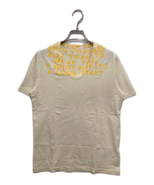 Maison Margiela（メゾンマルジェラ）Maison Margiela (メゾンマルジェラ) エイズTシャツ イエロー サイズ:Sの古着・服飾アイテム