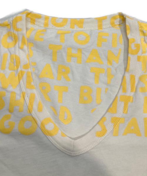 Maison Margiela（メゾンマルジェラ）Maison Margiela (メゾンマルジェラ) エイズTシャツ イエロー サイズ:Sの古着・服飾アイテム