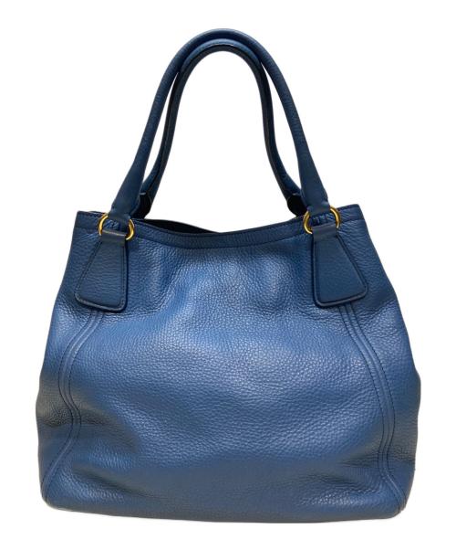 PRADA（プラダ）PRADA (プラダ) 2WAYショルダーバッグ ブルーの古着・服飾アイテム
