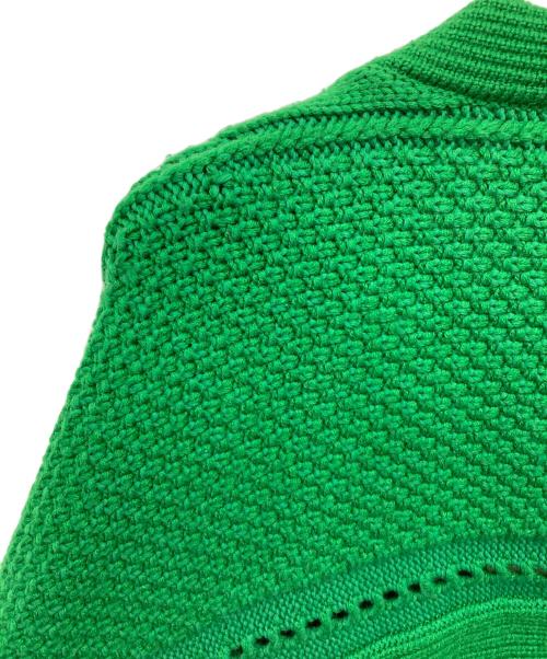 Snidel（スナイデル）Snidel (スナイデル) ドロストケーブルカーディガン グリーン サイズ:Fの古着・服飾アイテム