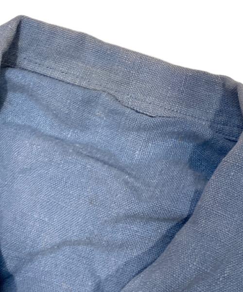 Y's for men（ワイズフォーメン）Y's for men (ワイズフォーメン) ヘビーリネンショップコート インディゴ サイズ:Lの古着・服飾アイテム