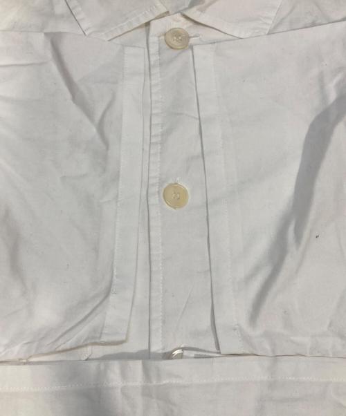 Y's（ワイズ）Y's (ワイズ) フラップポケット半袖シャツ ホワイト サイズ:L相当の古着・服飾アイテム