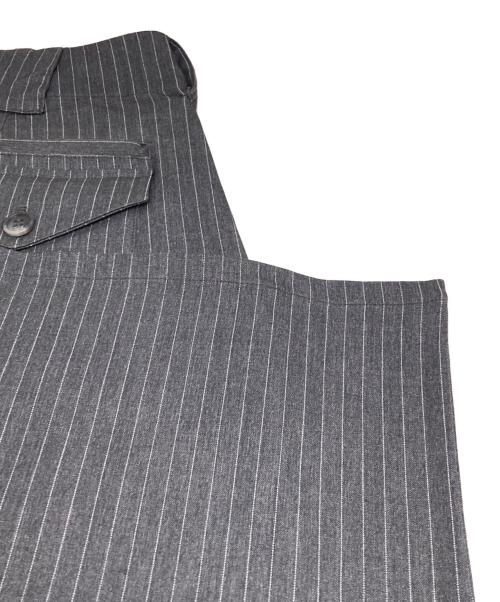 SEEKSOLE（シークソール）SeekSole (シークソール) ss stripe slacks グレー サイズ:Lの古着・服飾アイテム