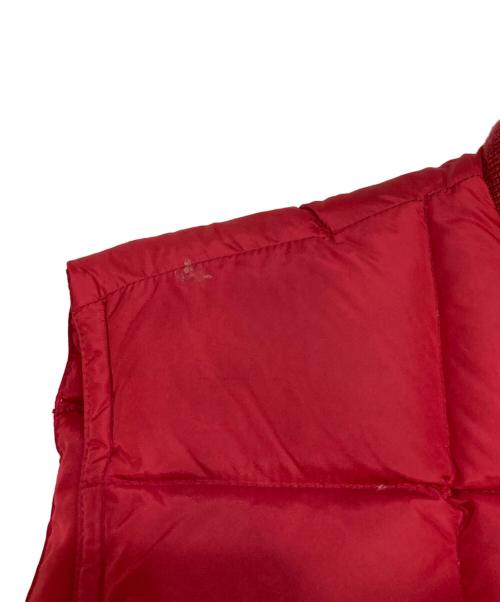 Cabela's（カベラス）Cabela's (カベラス) ダウンベスト レッド サイズ:Lの古着・服飾アイテム