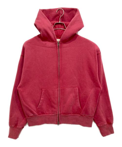 SEEKSOLE（シークソール）SeekSole (シークソール) powder fade zip hoodie レッド サイズ:Lの古着・服飾アイテム
