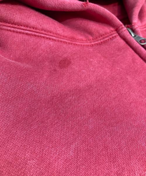 SEEKSOLE（シークソール）SeekSole (シークソール) powder fade zip hoodie レッド サイズ:Lの古着・服飾アイテム