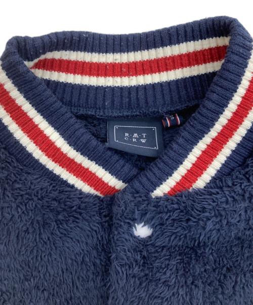 ROMANTIC CROWN（ロマンティック クラウン）ROMANTIC CROWN (ロマンティック クラウン) CHUPA CHUPS (チュッパチャプス) フリースジャケット ネイビー サイズ:襟毛玉有の古着・服飾アイテム