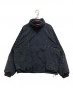 SUPREMEシュプリーム）の古着「Logo Piping Hooded Track Jacket」｜ブラック