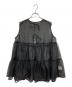 YORI (ヨリ) ドットフロッキーティアードジレ ブラック サイズ:Free：15000円