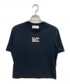 RECTOレクト）の古着「Logo Embellishment T-Shirt」｜ブラック