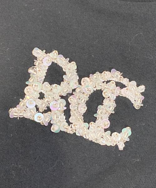 RECTO（レクト）RECTO (レクト) Logo Embellishment T-Shirt ブラック サイズ:Mの古着・服飾アイテム