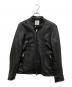 UNITED TOKYO（ユナイテッドトーキョー）の古着「シングルライダースジャケット」｜ブラック
