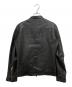 UNITED TOKYO (ユナイテッドトーキョー) シングルライダースジャケット ブラック サイズ:S：6000円