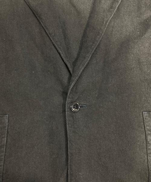 nestrobe confect（ネストローブ コンフェクト）nestrobe confect (ネストローブ コンフェクト) 起毛リネンキャンバスカーデジャケット ブラック サイズ:Freeの古着・服飾アイテム