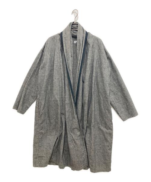 ordinary fits（オーディナリーフィッツ）ordinary fits (オーディナリーフィッツ) ドルマンガウンコート グレー サイズ:Mの古着・服飾アイテム