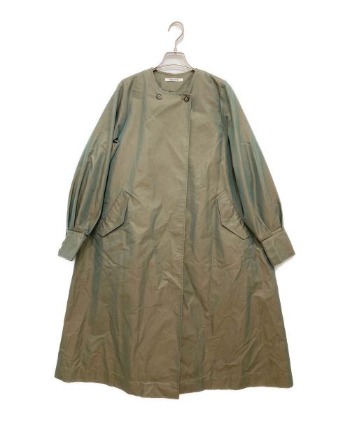 Radiate（ラディエイト）Radiate (ラディエイト) ノーカラーコート カーキ サイズ:Mの古着・服飾アイテム