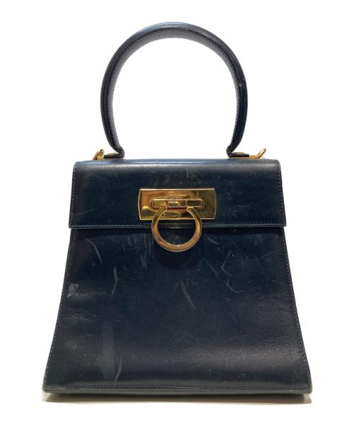 Salvatore Ferragamo（サルヴァトーレ フェラガモ）Salvatore Ferragamo (サルヴァトーレ フェラガモ) ハンドバッグ ブラックの古着・服飾アイテム