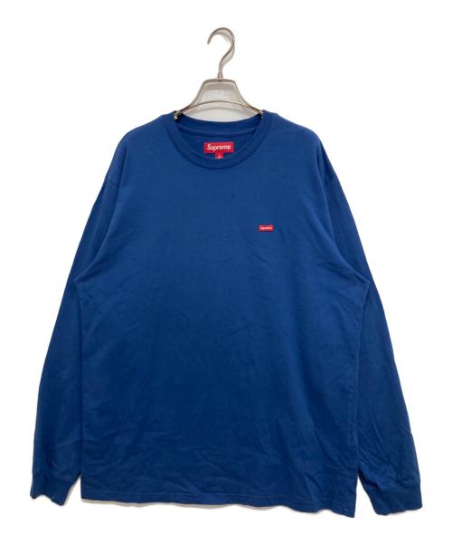 SUPREME（シュプリーム）Supreme (シュプリーム) Small Box L/S Tee ブルー サイズ:Lの古着・服飾アイテム