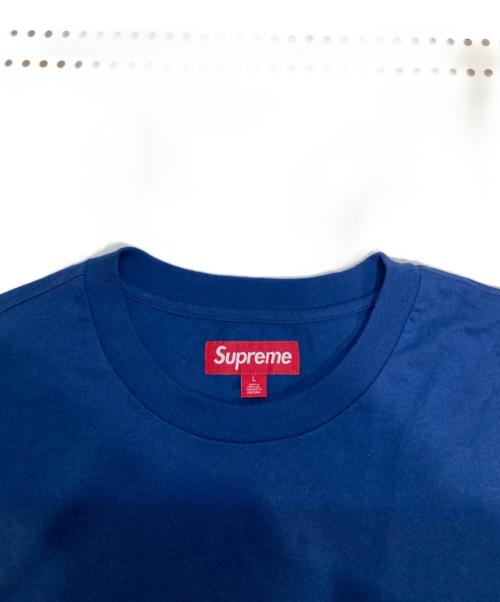 SUPREME（シュプリーム）Supreme (シュプリーム) Small Box L/S Tee ブルー サイズ:Lの古着・服飾アイテム