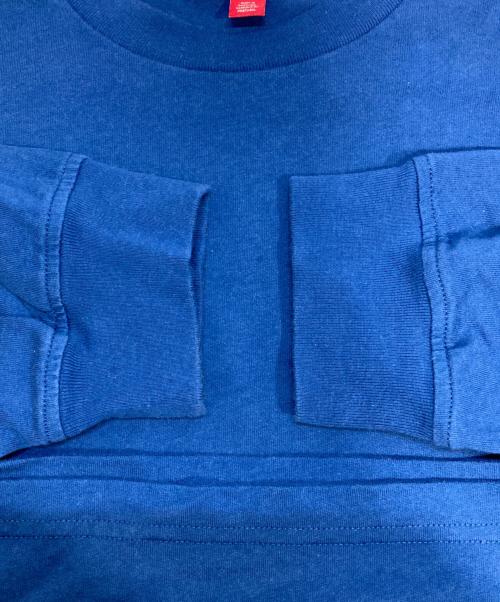 SUPREME（シュプリーム）Supreme (シュプリーム) Small Box L/S Tee ブルー サイズ:Lの古着・服飾アイテム
