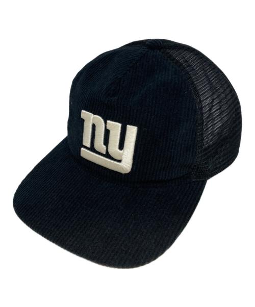 kith nyc（キスニューヨークシティ）kith nyc (キスニューヨークシティ) 47BRAND (フォーティーセブンブランド) コーデュロイトラッカーキャップ ブラック サイズ:Freeの古着・服飾アイテム