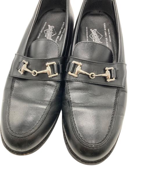 green label relaxing（グリーンレーベルリラクシング）green label relaxing (グリーンレーベルリラクシング) scotchgard ビットローファー ブラック サイズ:8の古着・服飾アイテム