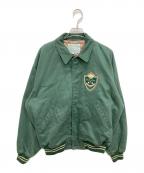 CONEY ISLANDコニーアイランド）の古着「スタジャン」｜グリーン