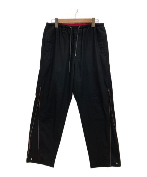 RED EAR（レッドイアー）RED EAR (レッドイアー) ヘムジップドローストリングパンツ ブラック サイズ:Lの古着・服飾アイテム