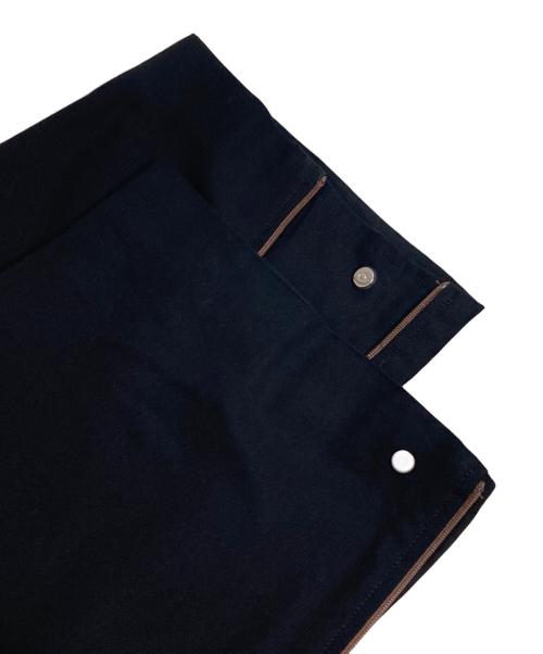 RED EAR（レッドイアー）RED EAR (レッドイアー) ヘムジップドローストリングパンツ ブラック サイズ:Lの古着・服飾アイテム