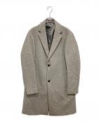 EDIFICEエディフィス）の古着「140S ビーバー チェスターコート」｜グレー