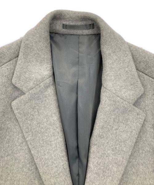 EDIFICE（エディフィス）EDIFICE (エディフィス) 140S ビーバー チェスターコート グレー サイズ:Lの古着・服飾アイテム