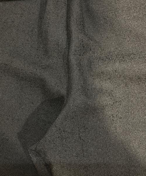 CULLNI（クルニ）CULLNI (クルニ) Slub Tweed 2 Tuck Wide Pants ブラック サイズ:Mの古着・服飾アイテム