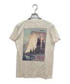 Patagonia Beneficial T'sパタゴニア ベネフィシャル ティーズ）の古着「バックプリントカットソー」｜アイボリー