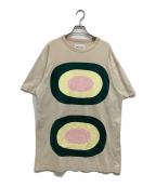 marimekkoマリメッコ）の古着「カットソーワンピース」｜ベージュ