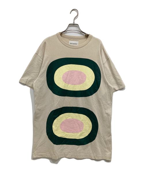marimekko（マリメッコ）marimekko (マリメッコ) カットソーワンピース ベージュ サイズ:Sの古着・服飾アイテム